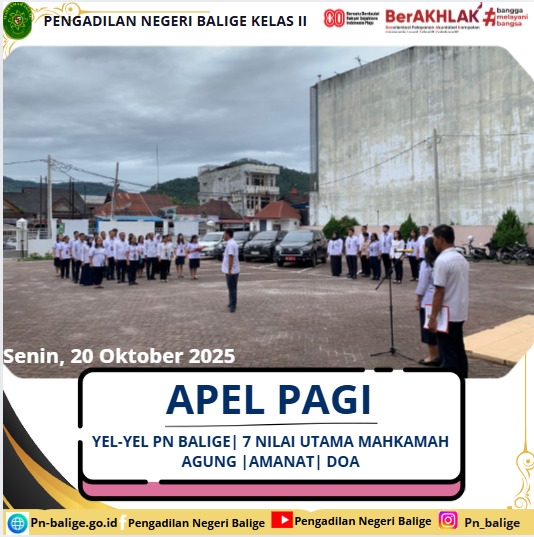 KEGIATAN APEL PAGI